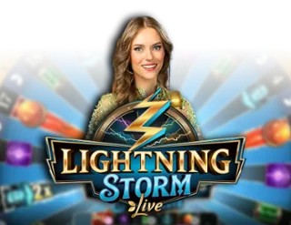 Lightning Storm game by Evolution – logo hosted on Celsius Casino
