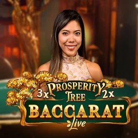 Prosperity Tree Baccarat logo – Live Casino by Evolution at Celsius Casino
