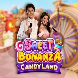 Sweet Bonanza Candy Land Live online game logo by Pragmatic Play on casinocelsius.eu.com